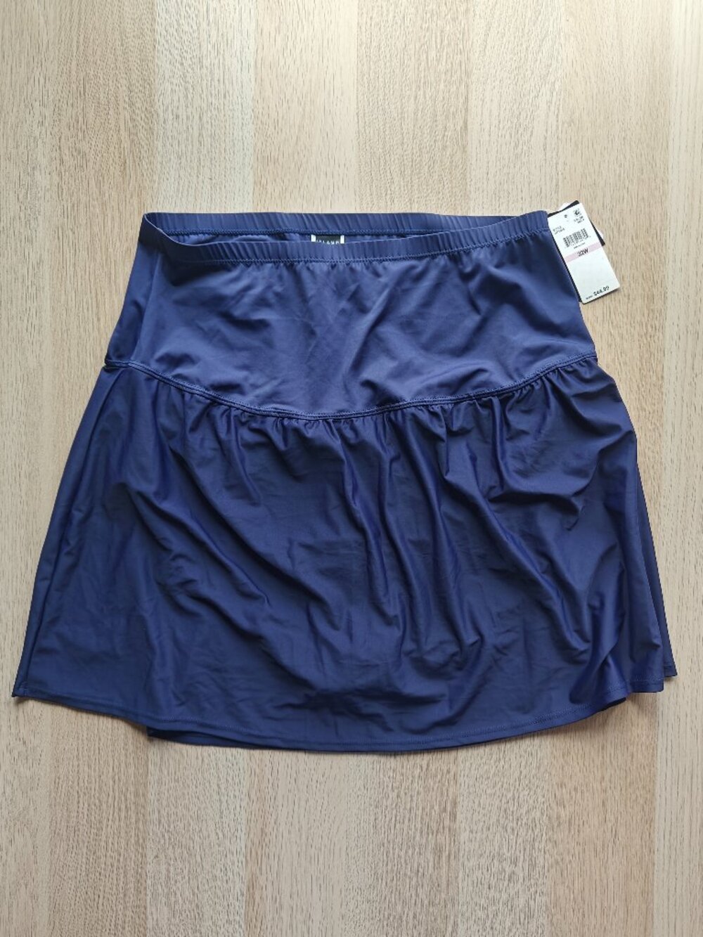ISLAND ESCAPE TUMMY CONTROL & THIGH MINIMIZER SWIM SKORT (SIZE 22W)